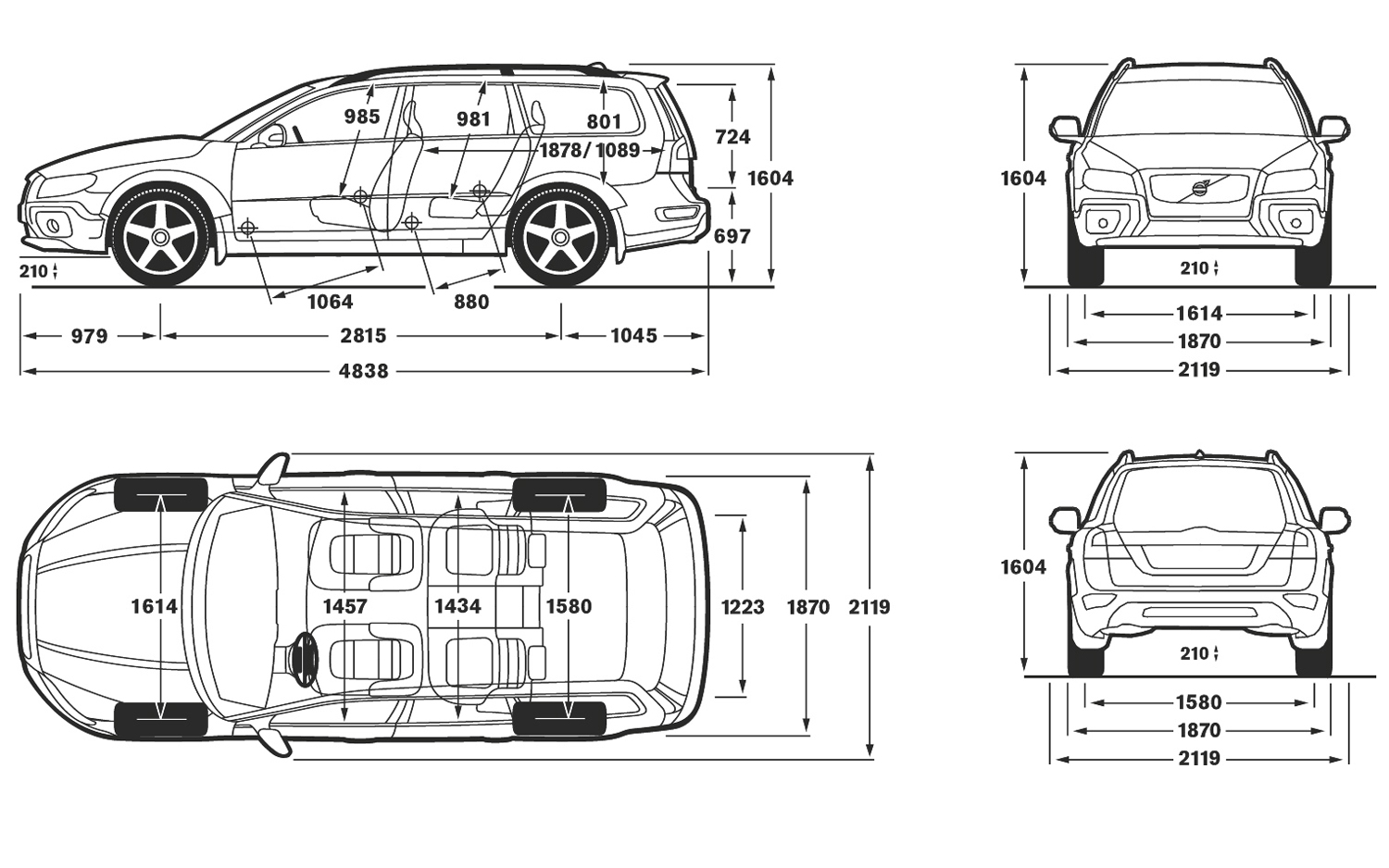 Габариты вольво. Габариты Вольво хс70. Volvo xc70 габариты. Габариты Вольво xc70. Габариты салона Вольво хс90.