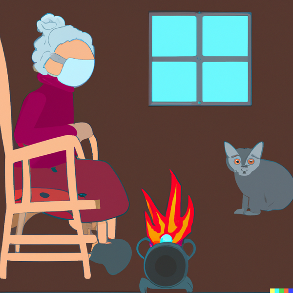 DALL·E 2023-02-07 19.56.49 - fireplane inside house with cold weather outside wooden chair and a cat and a granmother .png